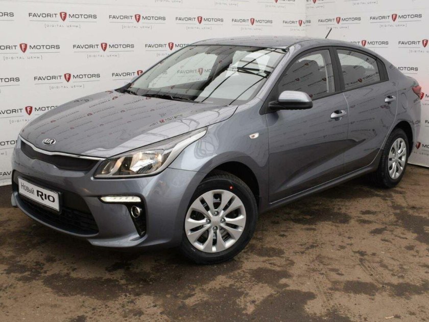 Kia Rio 2017 серая