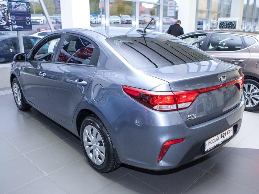 Киа Рио 2021 серая
