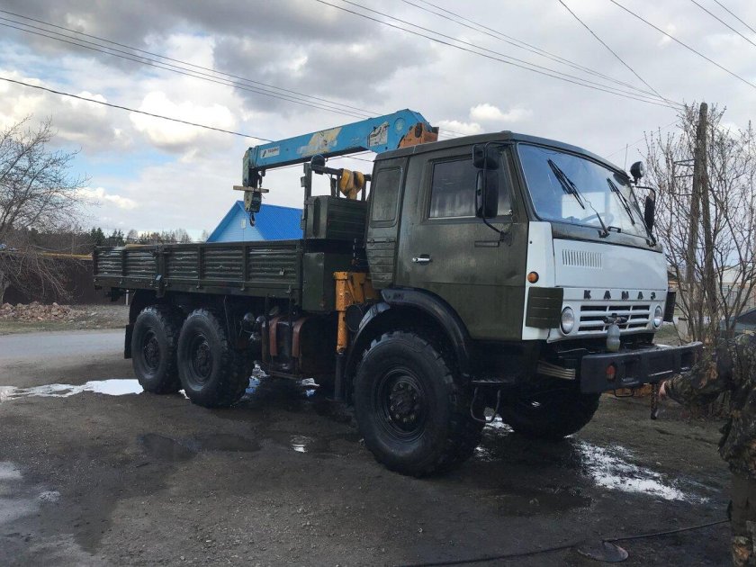 КАМАЗ 4310 С манипулятором