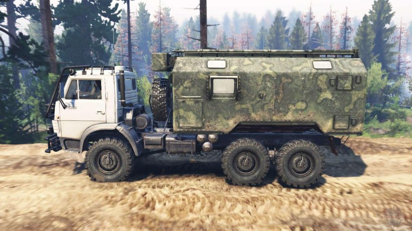 КАМАЗ 4310-4410-43106 SNOWRUNNER Mod io