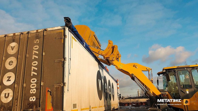 Ковш высокой выгрузки на фронтальный погрузчик