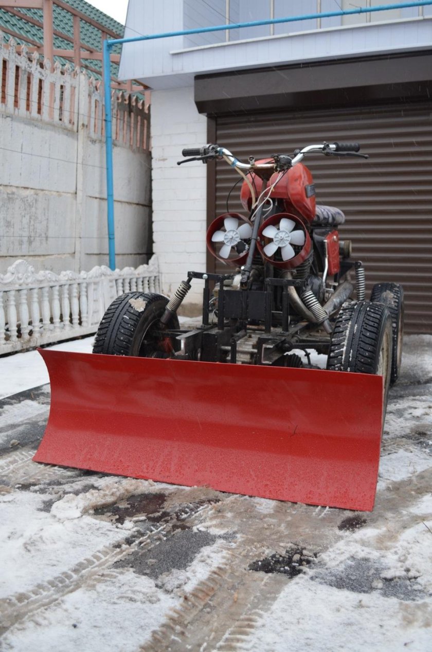 Лопата для квадроцикла для уборки снега