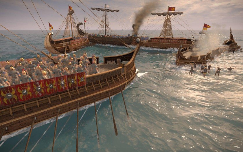 Римский корабль квинквирема