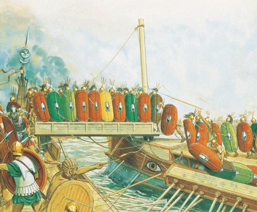 Римская трирема звезда