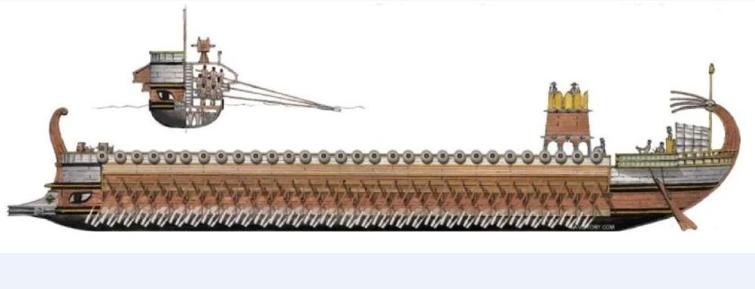 Трирема корабль Рим