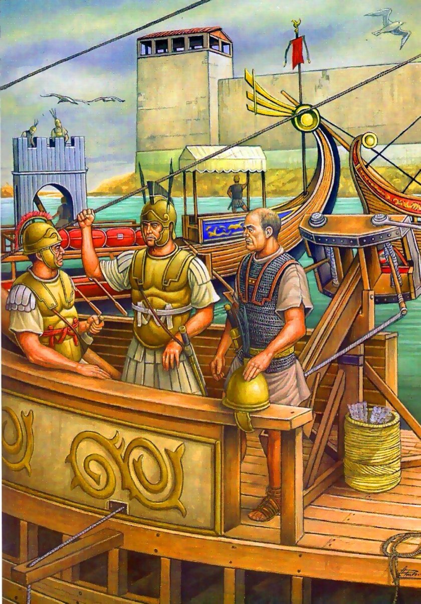 Карфаген Римский флот