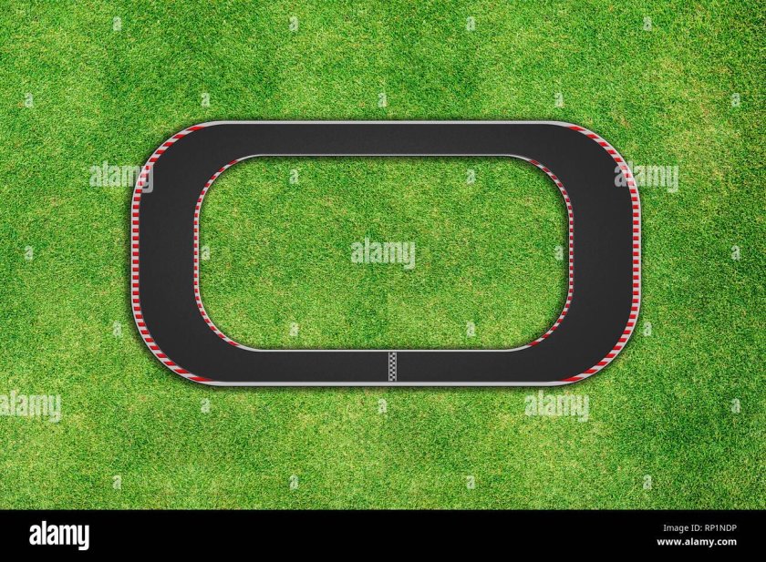 Трасса тля гонок вид с верху