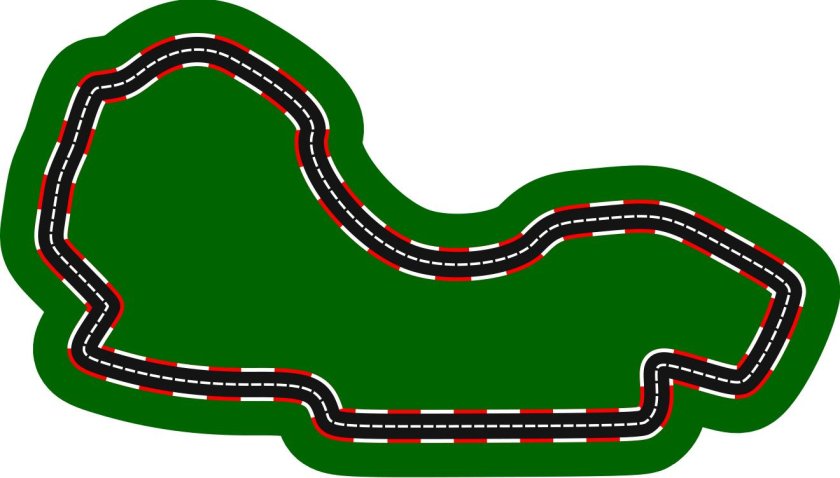 F1 Race track Map