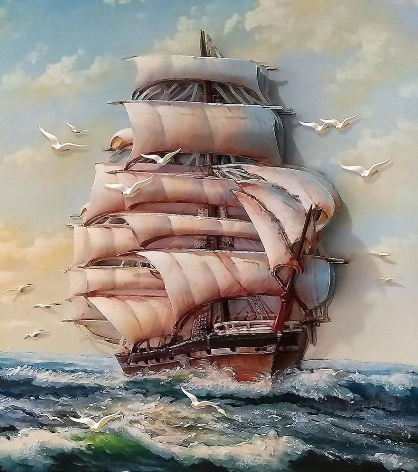 Фреска парусник