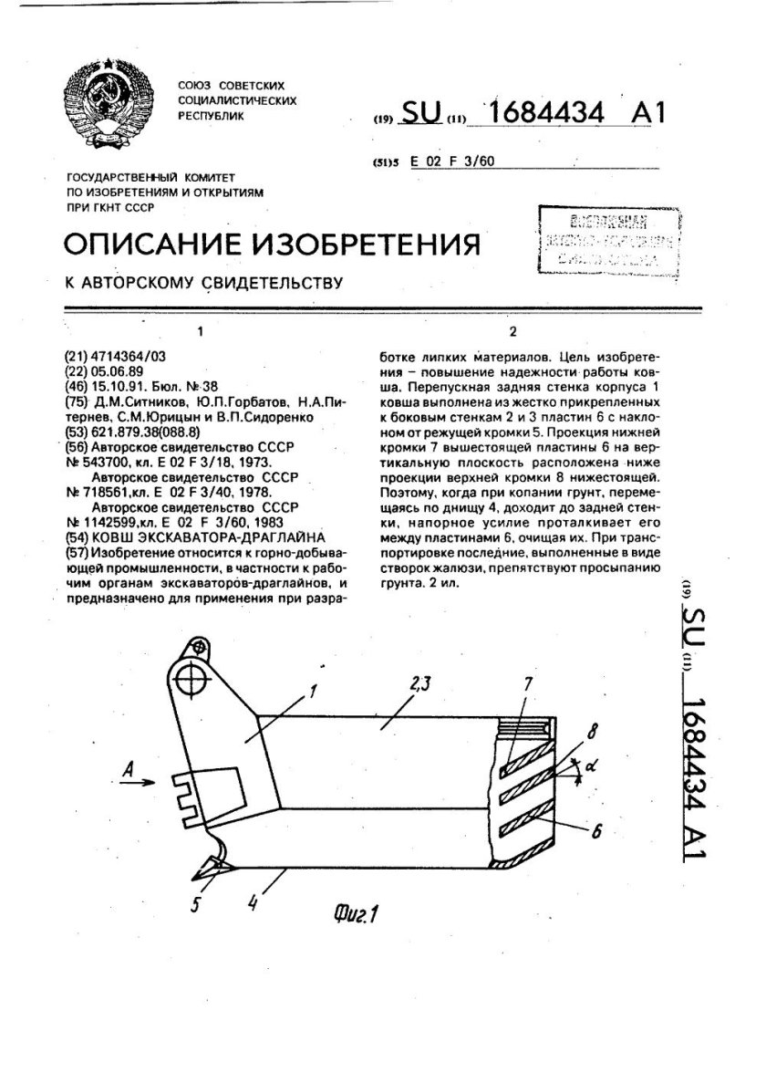 Органы управления экскаватором