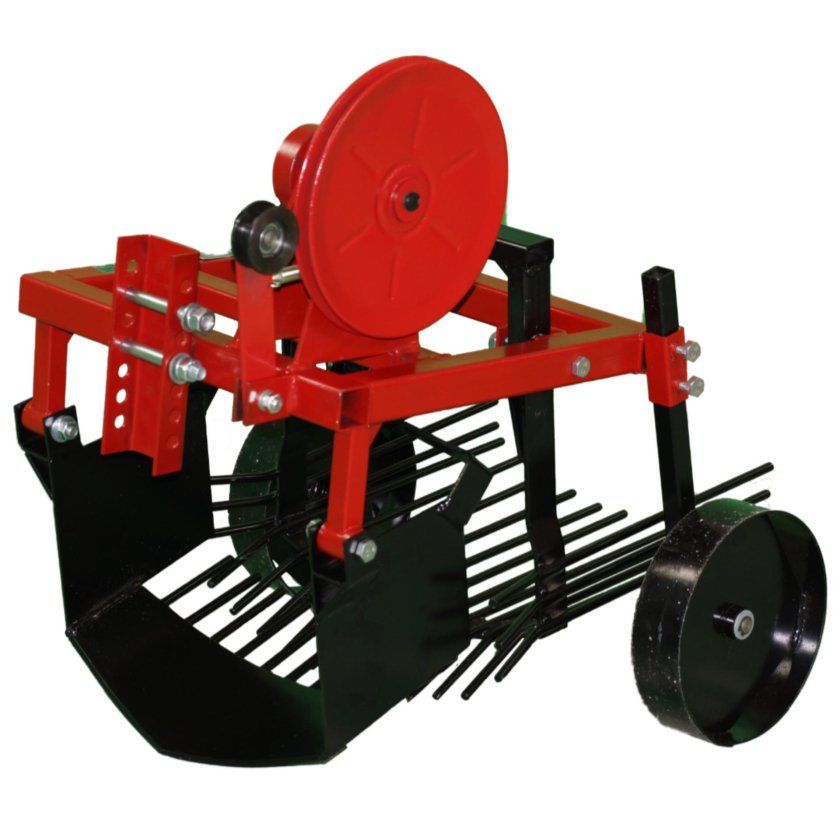 Установка картофелекопалки Керланд км-1080/2 к минитрактору Кентавр