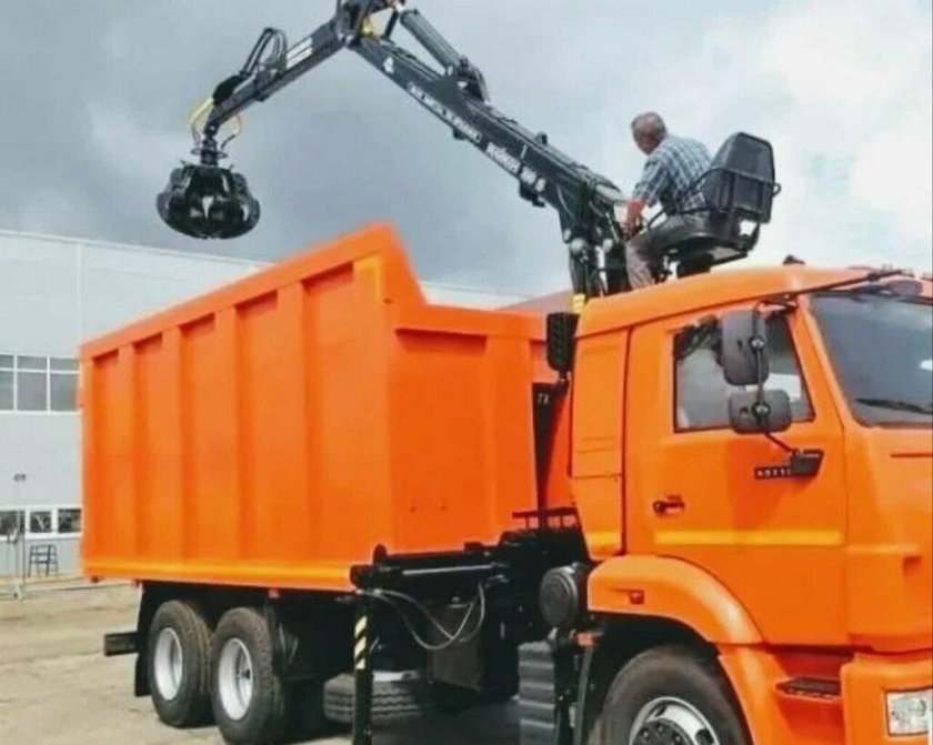 КАМАЗ 65115 металловоз