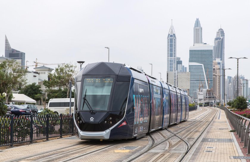 Трамвай в Дубае