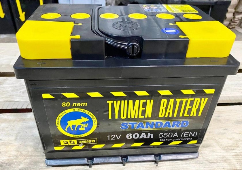 Tyumen Battery Standard 6ct-60l 550а
