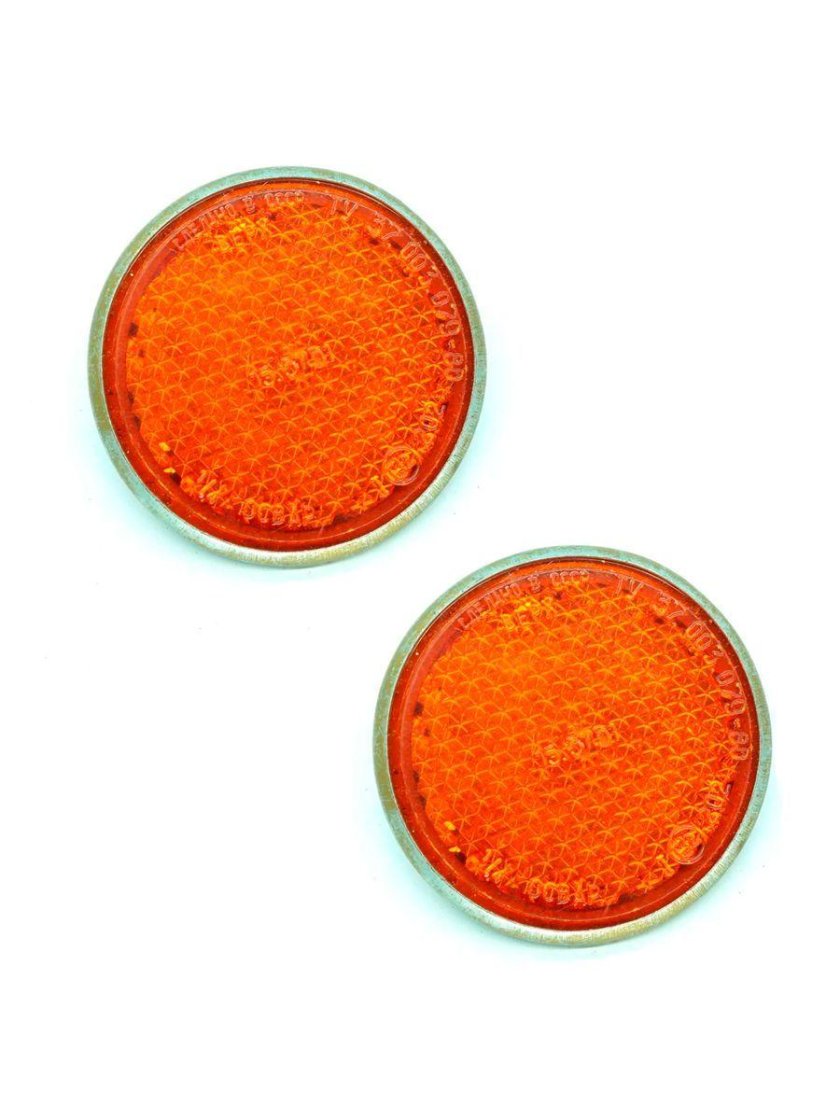 Катафот круглый красный под болт