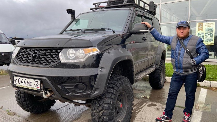 УАЗ Патриот на 33 колесах