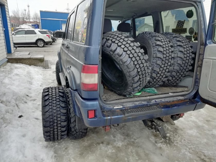 УАЗ Патриот на 32х колесах