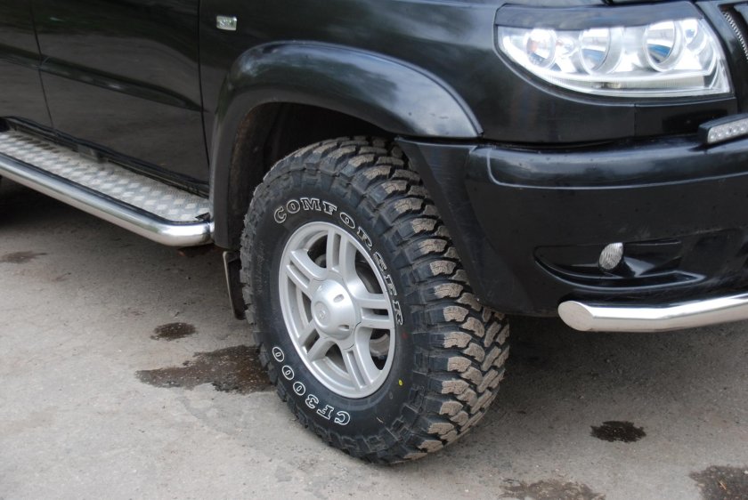 УАЗ Патриот на резине 245/75/16