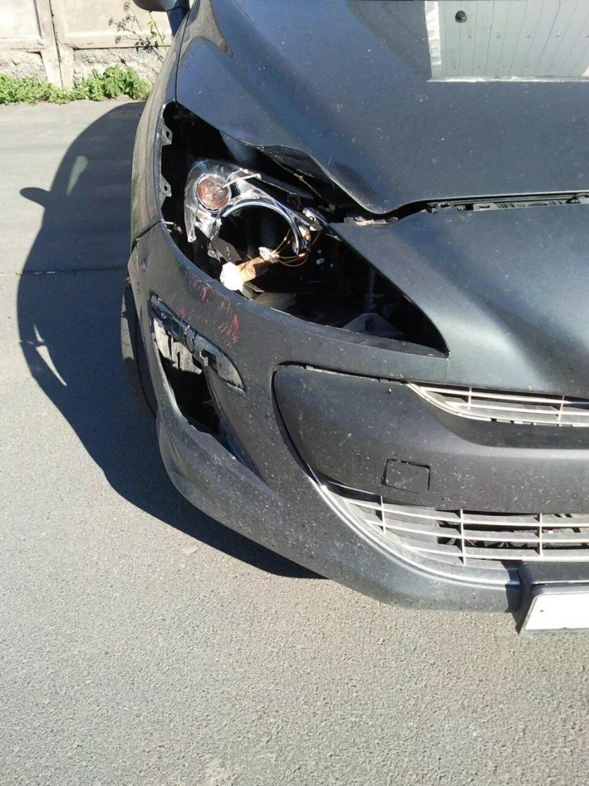 Пежо 206 авария