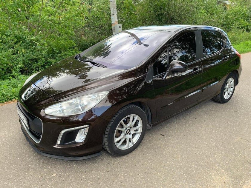 Пежо 308 коричневый металлик