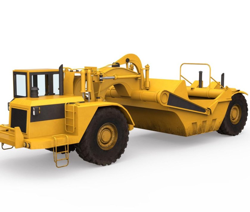 Скрепер трактор