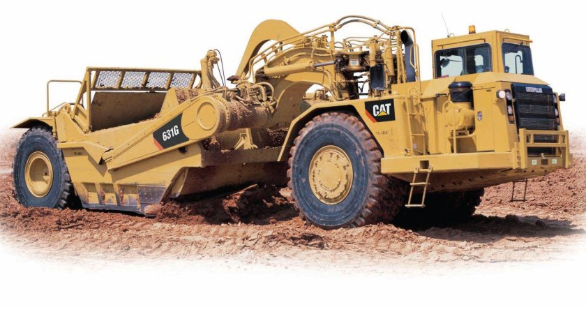 Скрепер Caterpillar 637