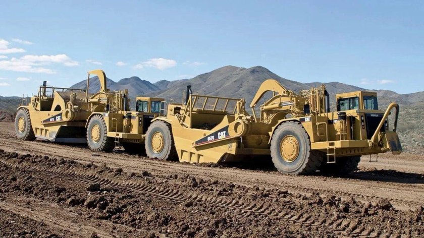 Скрепер машина МОАЗ