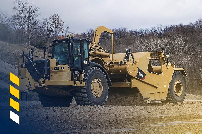 Скрепер трактор