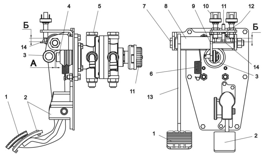 Датчик стоп сигнала ПАЗ 3205
