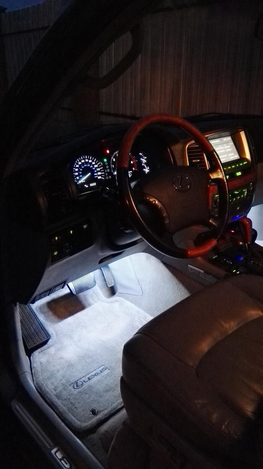 Подсветка салона Lexus lx570