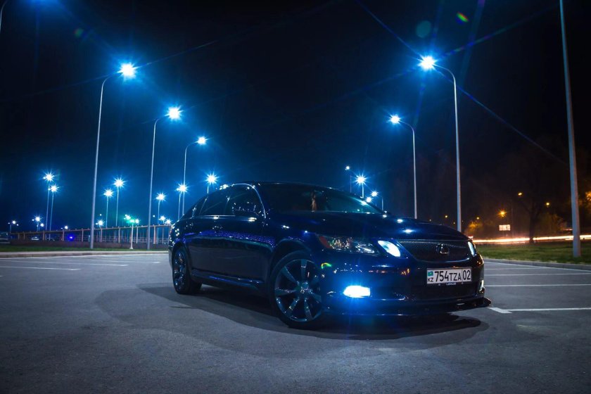 Лексус GS 300 зимой