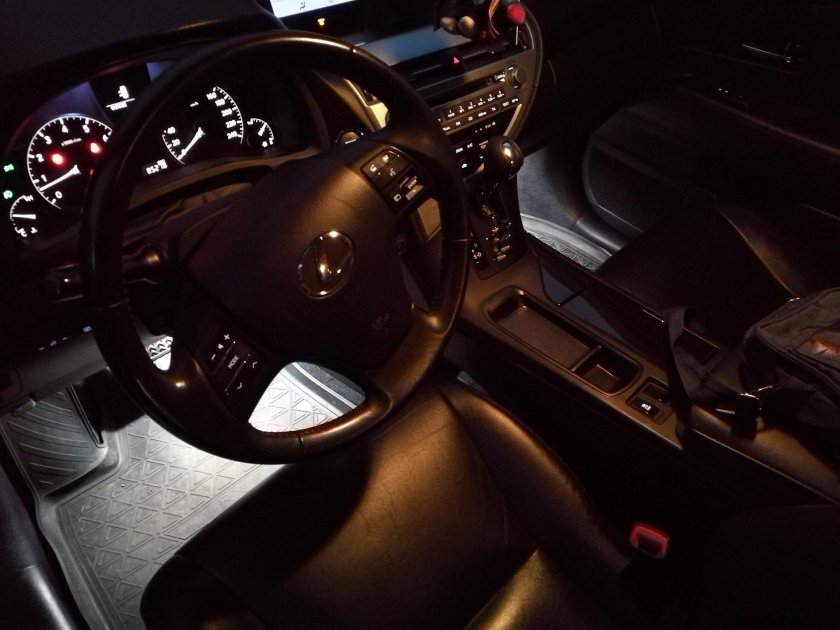 Лексус rx300 салон ночь