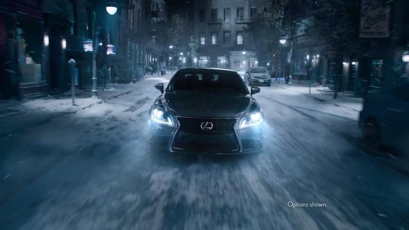 Лексус 570 ночью