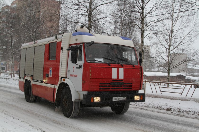 Пожарный КАМАЗ МЧС