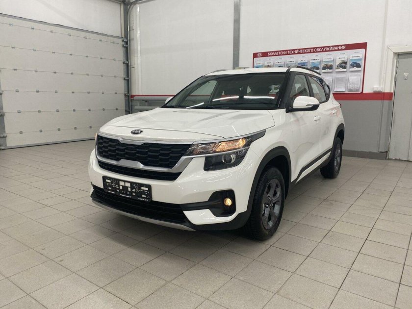 Киа Селтос 2020 белый