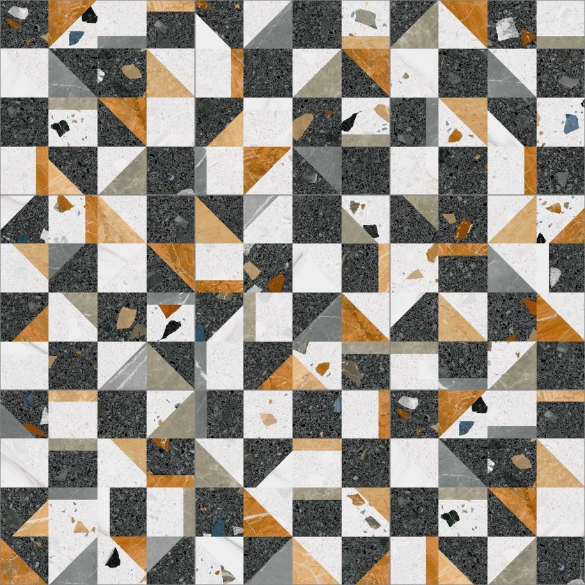 Керамогранит Arcana Stracciatella Stellato-r Multicolor