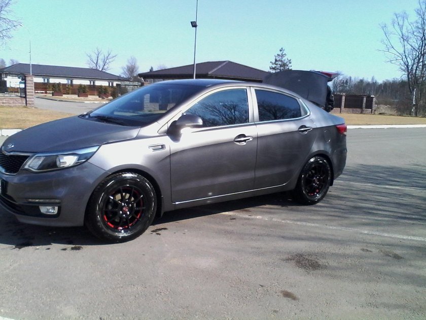 Alcasta m30 диски на Киа Рио 3