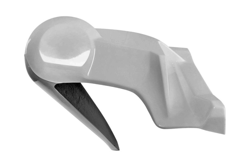 Консоль для лодки ПВХ, стеклопластик, серый