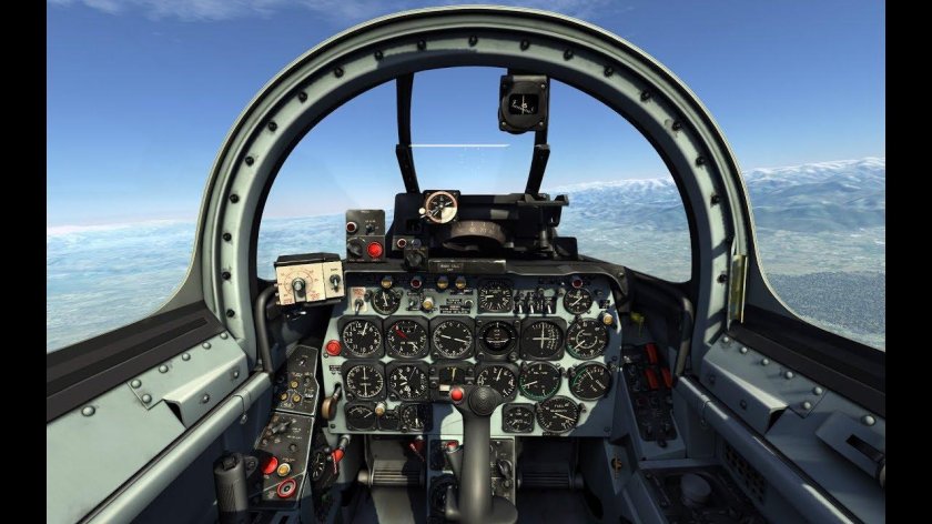 F-86 Sabre кабина