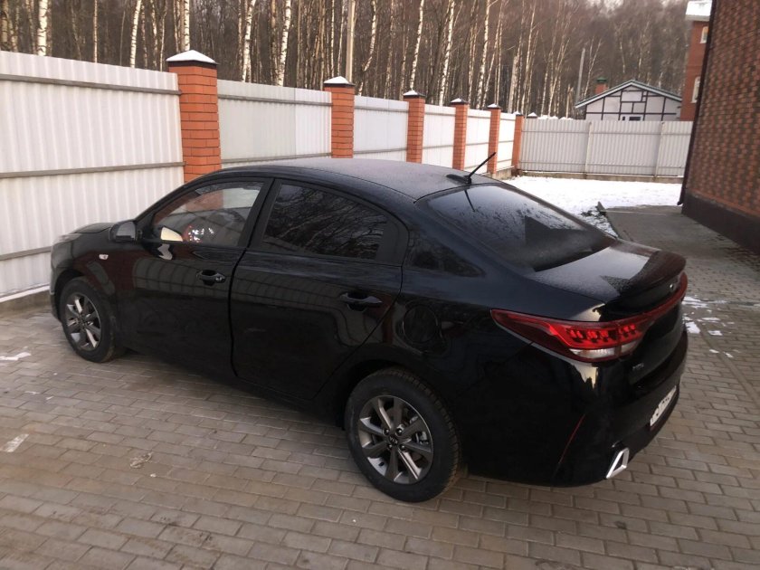 Киа Рио стайл тонировка