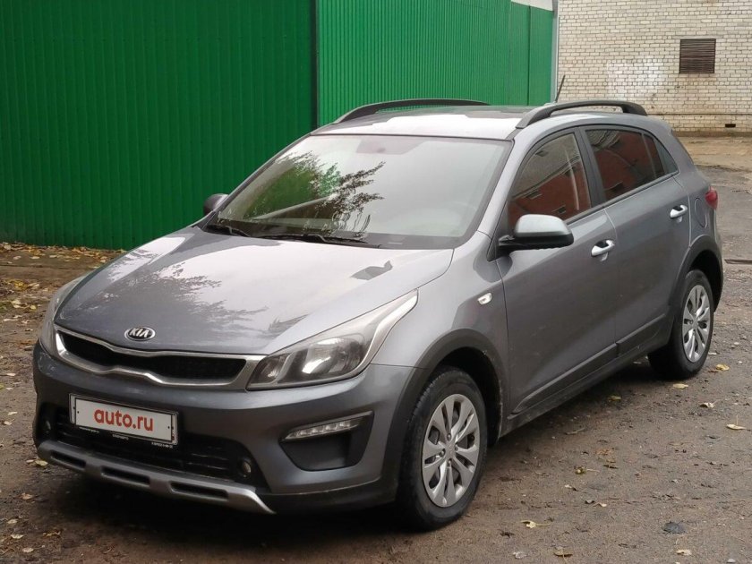 Киа Рио x-line IV хэтчбек 1.6 АТ (123 Л.С.) Б/У серый