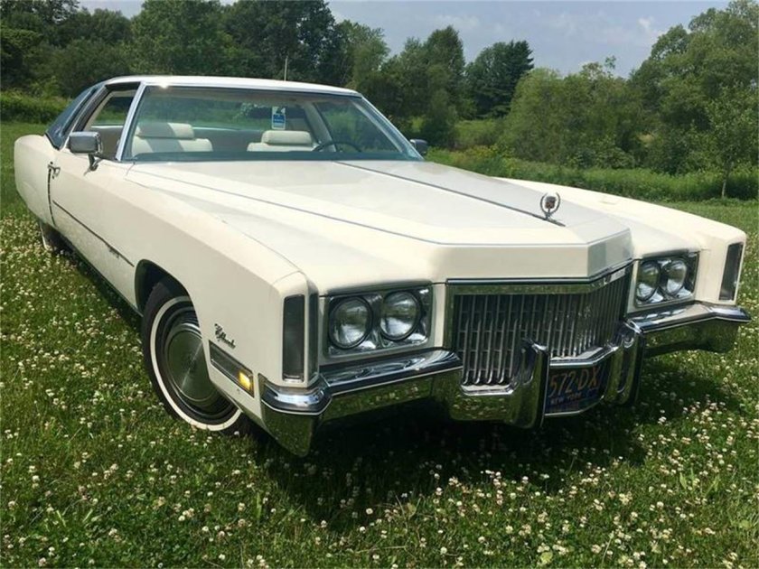 Кадиллак Эльдорадо белый