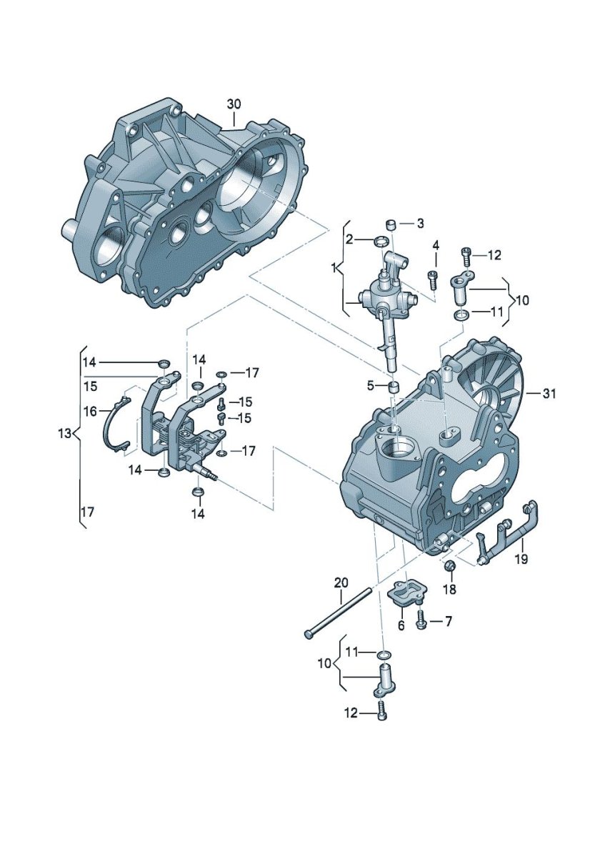 Коробка передач Фольксваген 1.6 механика схема