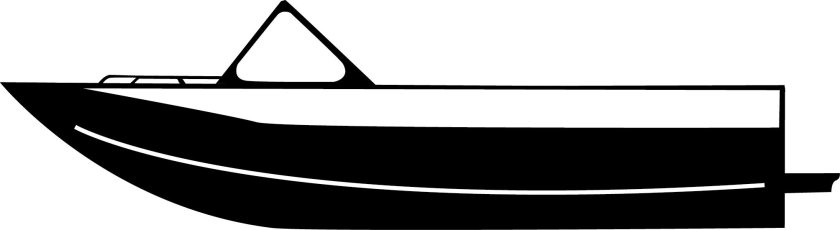 Лодка силуэт