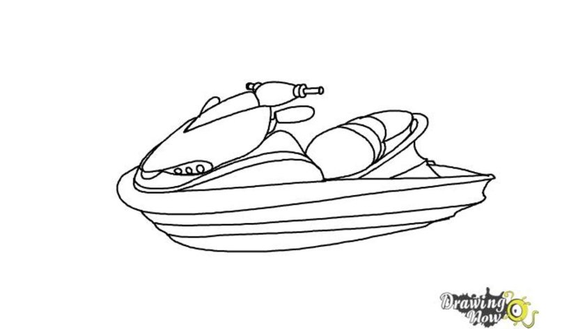 Лодка для раскрашивания