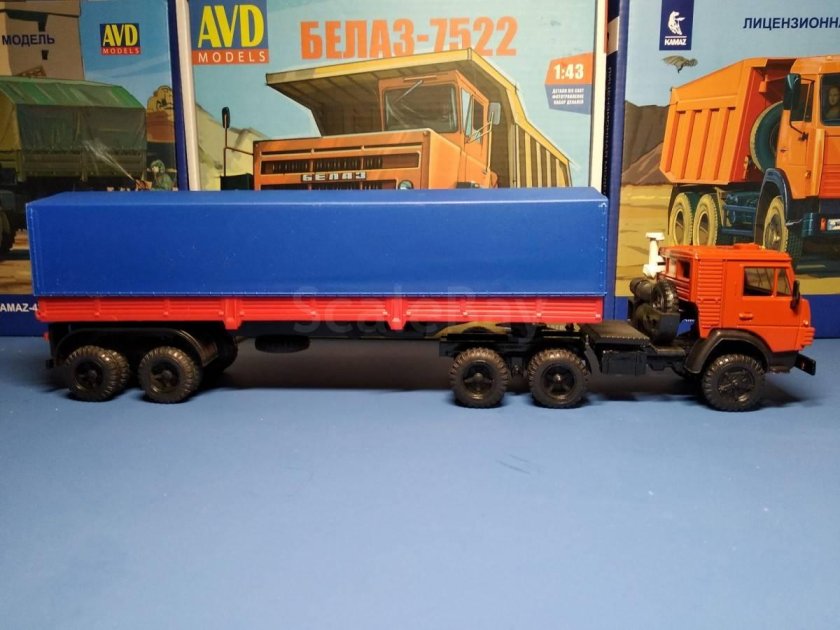 КАМАЗ 5410 С прицепом Алка