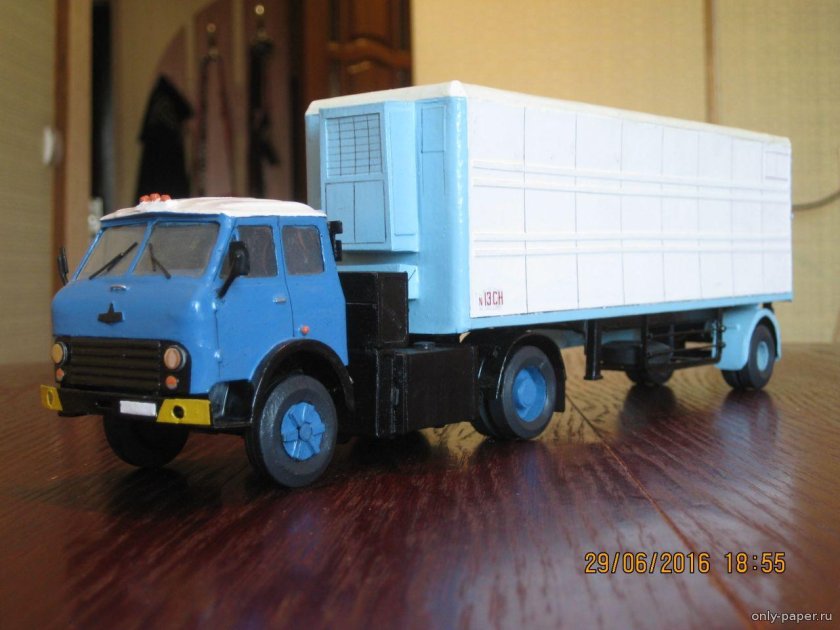 КАМАЗ-54112 С полуприцепом Alka-n13ch Главмежавтотранс