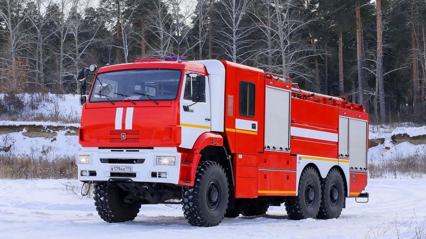 Пожарная АЦ КАМАЗ 65222
