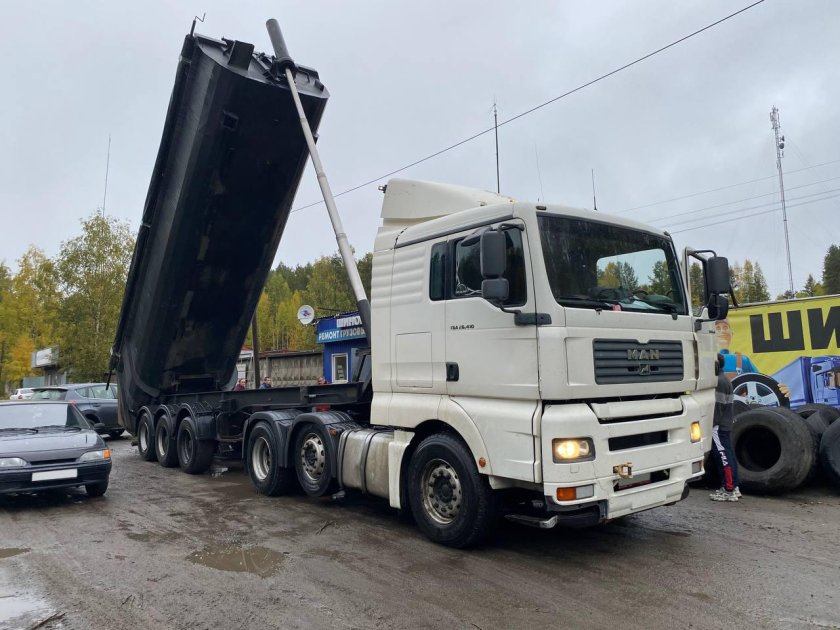 Гидрофикация седельного тягача