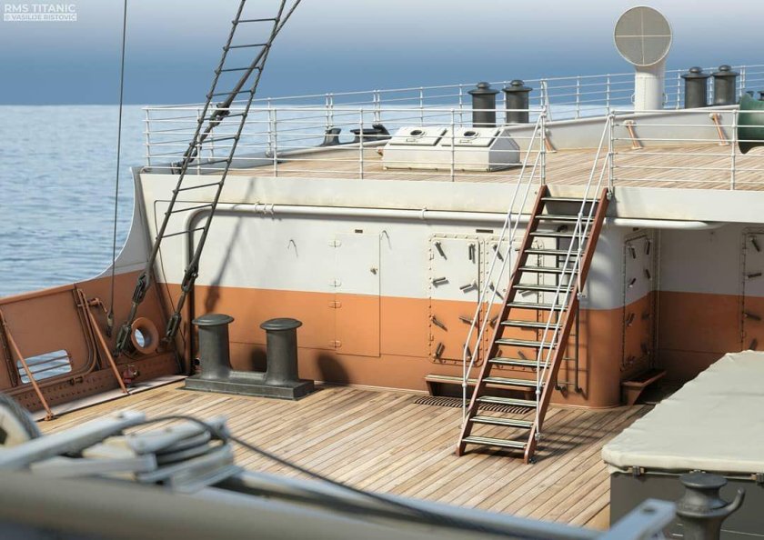 Прогулочная палуба Титаника